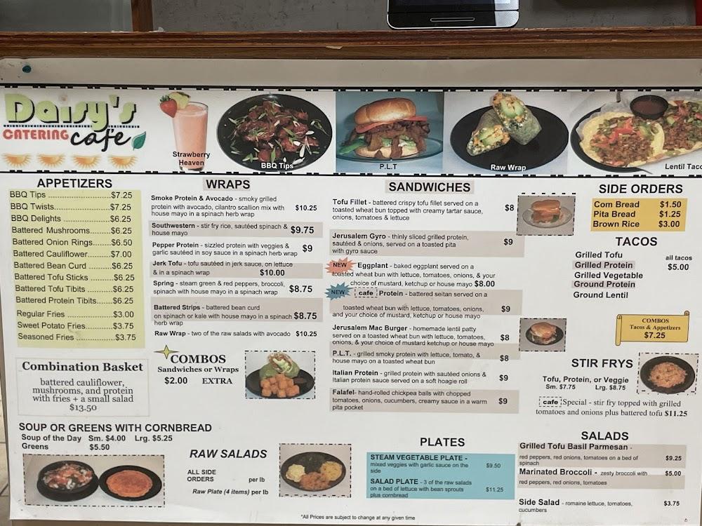 Daisy's Catering Cafe Menu image 3